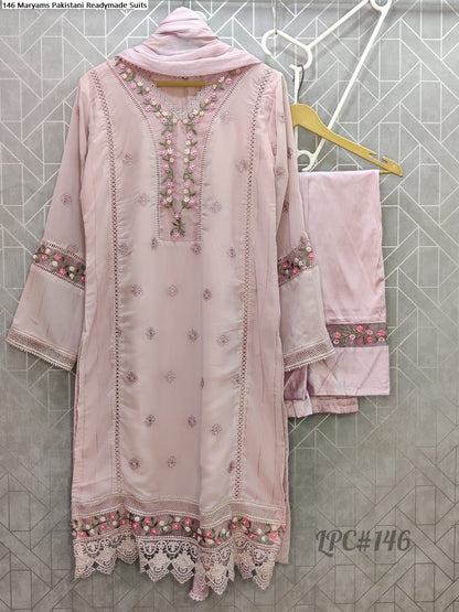 146 Maryams Georgette Pakistani Readymade Suits