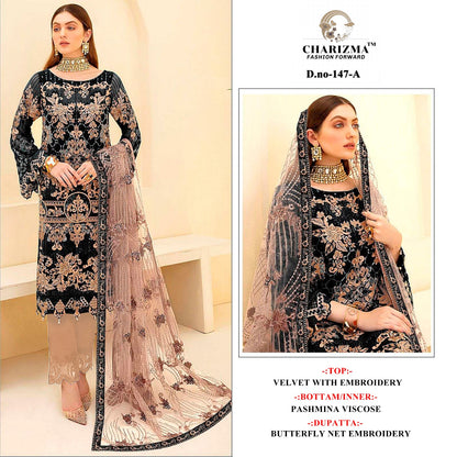 147 Charizma Designer Velvet Suits