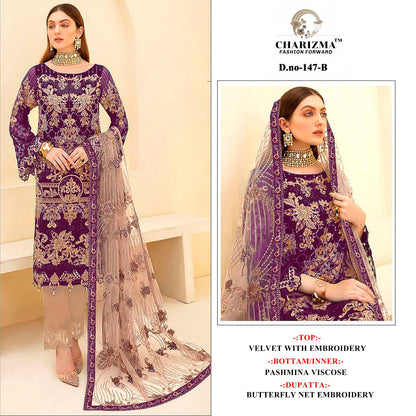 147 Charizma Designer Velvet Suits