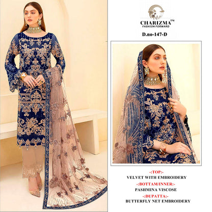 147 Charizma Designer Velvet Suits