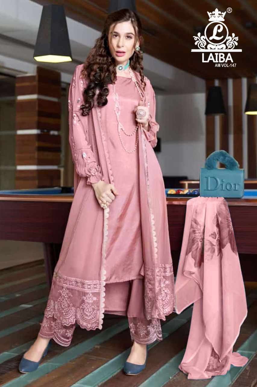 147 Laiba Georgette Pakistani Readymade Suits