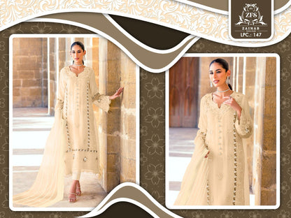 147 Zainab Fashion Studio Georgette Pakistani Readymade Suits