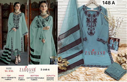 148 Zarqash Georgette Pakistani Readymade Suits