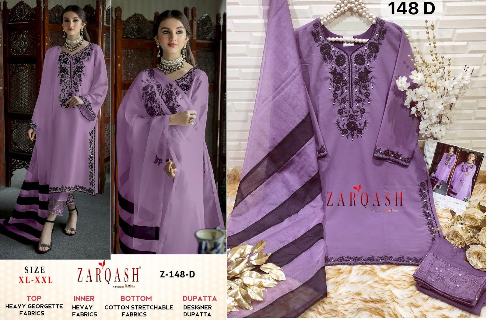 148-New-Zarqash-Georgette-Pakistani-Readymade-Suits