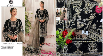 1499-Abcd Vs Fashion Georgette Pakistani Salwar Suits