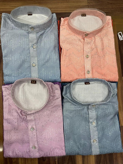 15-Zero Salas Cotton Mens Kurta