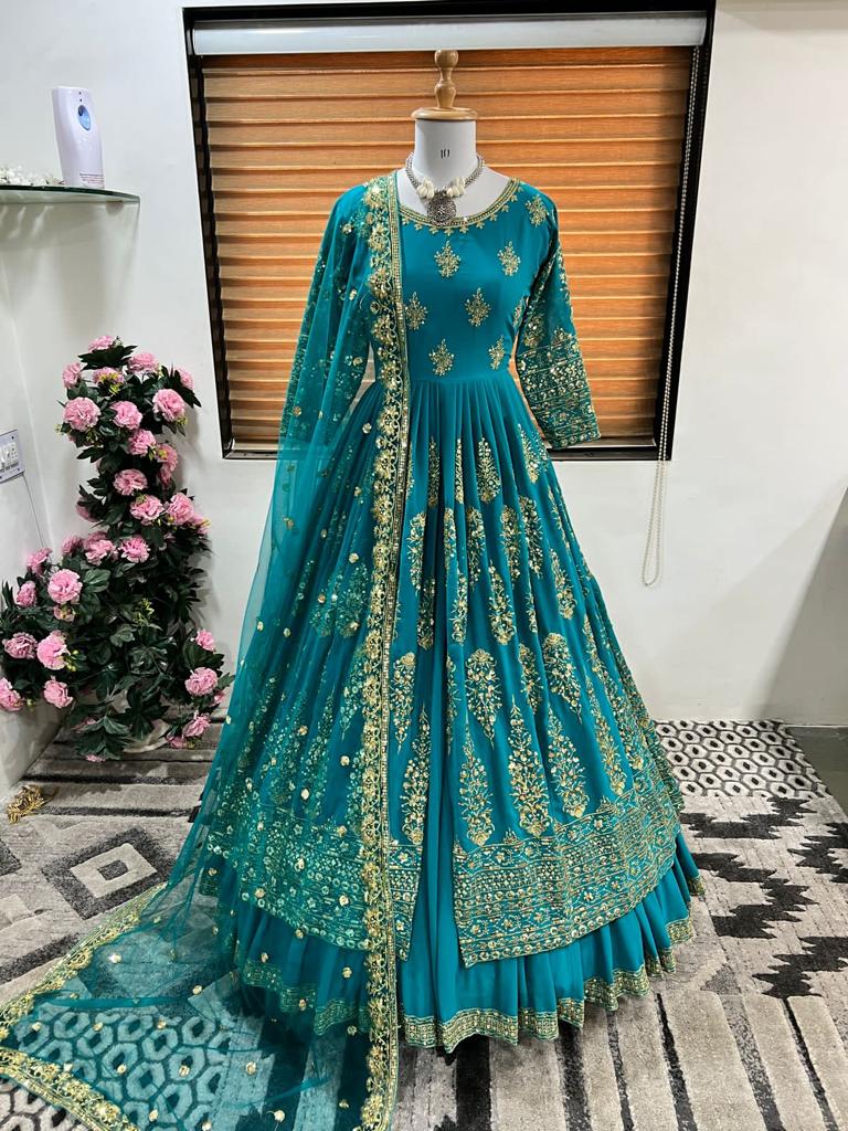 1506 Aarohi Fox Georgette Readymade Suits