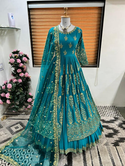 1506 Aarohi Fox Georgette Readymade Suits