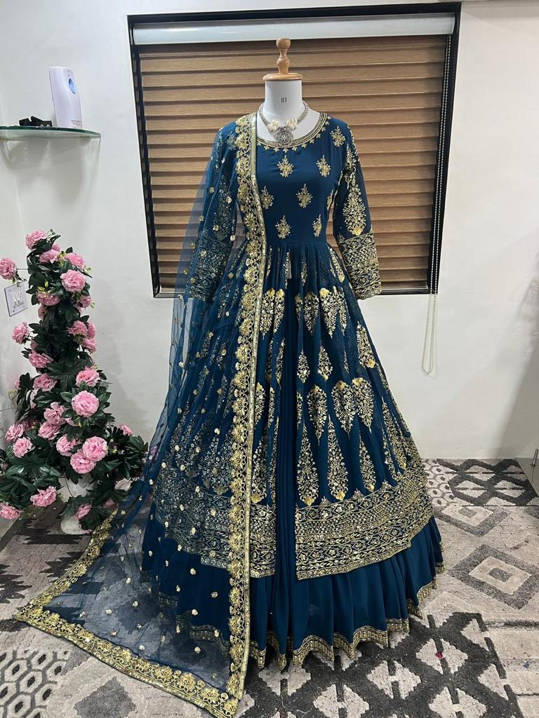 1506 Aarohi Fox Georgette Readymade Suits