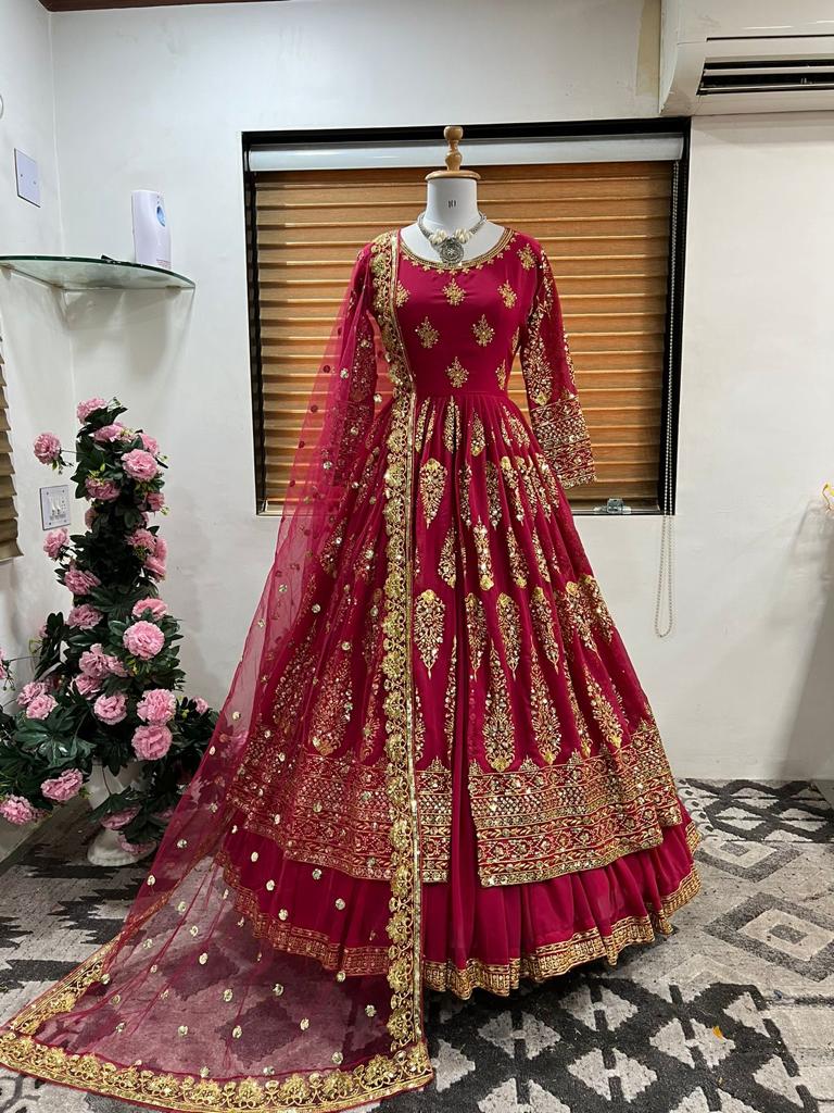 1506 Aarohi Fox Georgette Readymade Suits