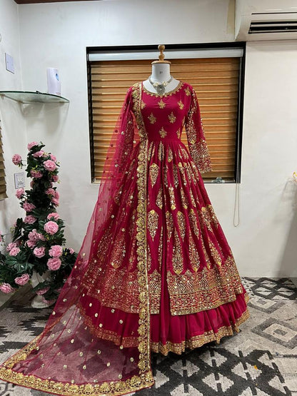 1506 Aarohi Fox Georgette Readymade Suits