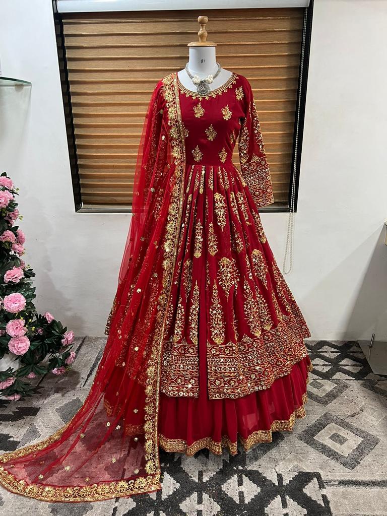 1506 Aarohi Fox Georgette Readymade Suits