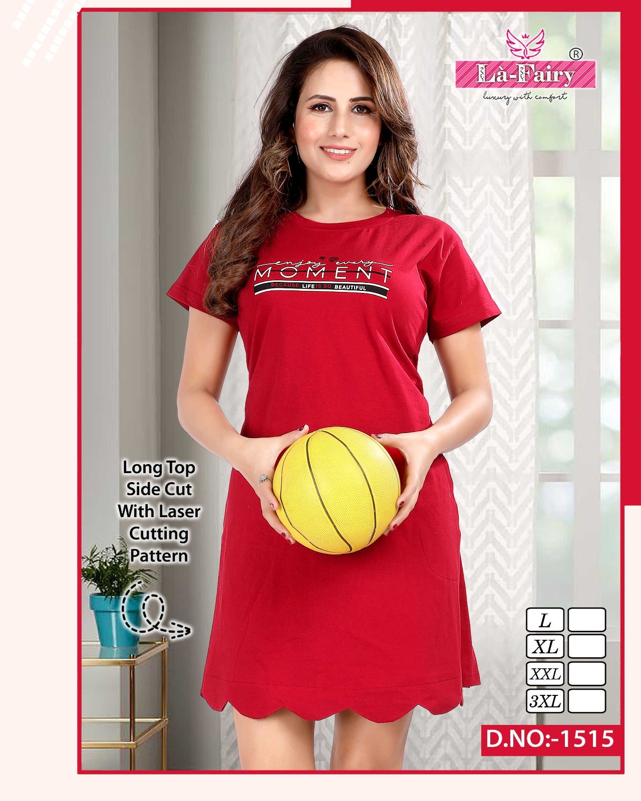 1515 La Fairy Designer Long Top