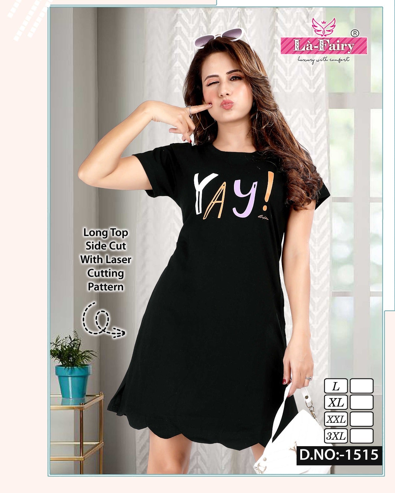 1515 La Fairy Designer Long Top