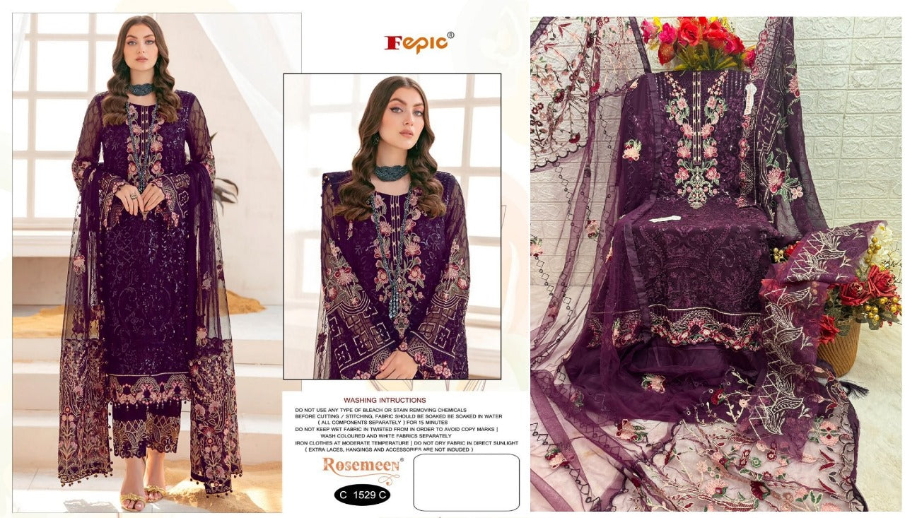 1529 Fepic Georgette Pakistani Salwar Suits