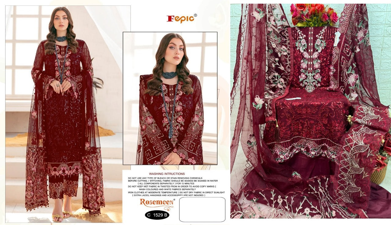 1529 Fepic Georgette Pakistani Salwar Suits