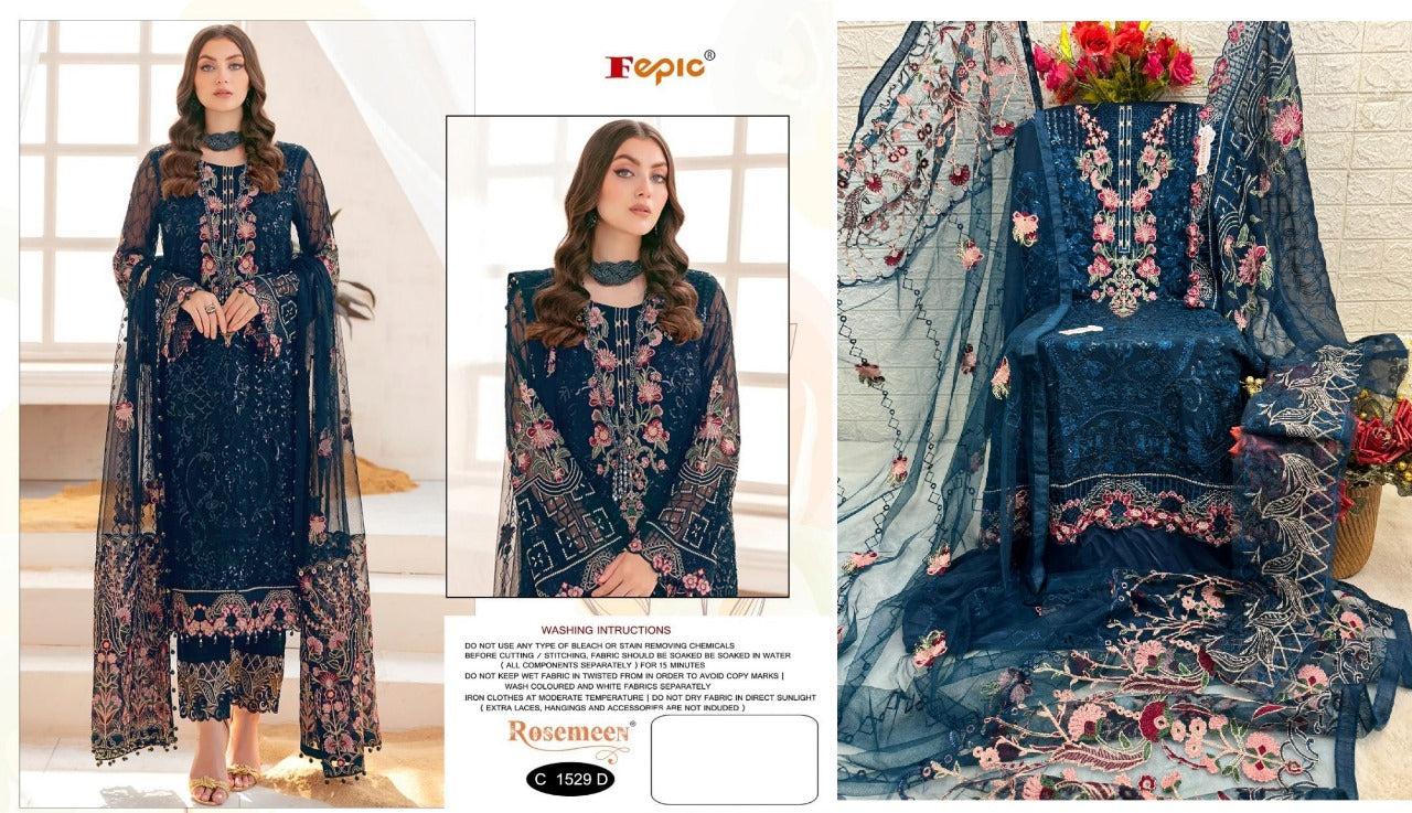 1529 Fepic Georgette Pakistani Salwar Suits