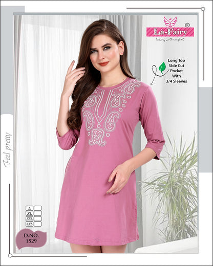 1529 La Fairy Designer Long Top