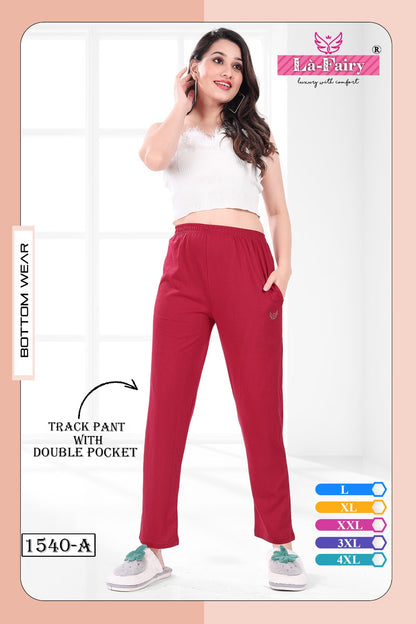 1540 La Fairy Hosiery Sinker Women Track Pants