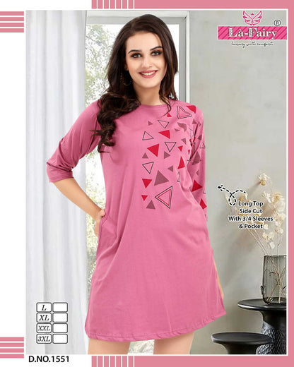 1551 La Fairy Designer Long Top