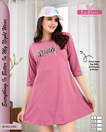 1552 La Fairy Sinker Designer Long Top