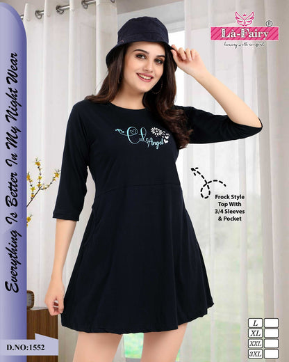 1552 La Fairy Sinker Designer Long Top