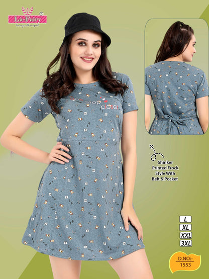 1553 La Fairy Sinker Designer Long Top