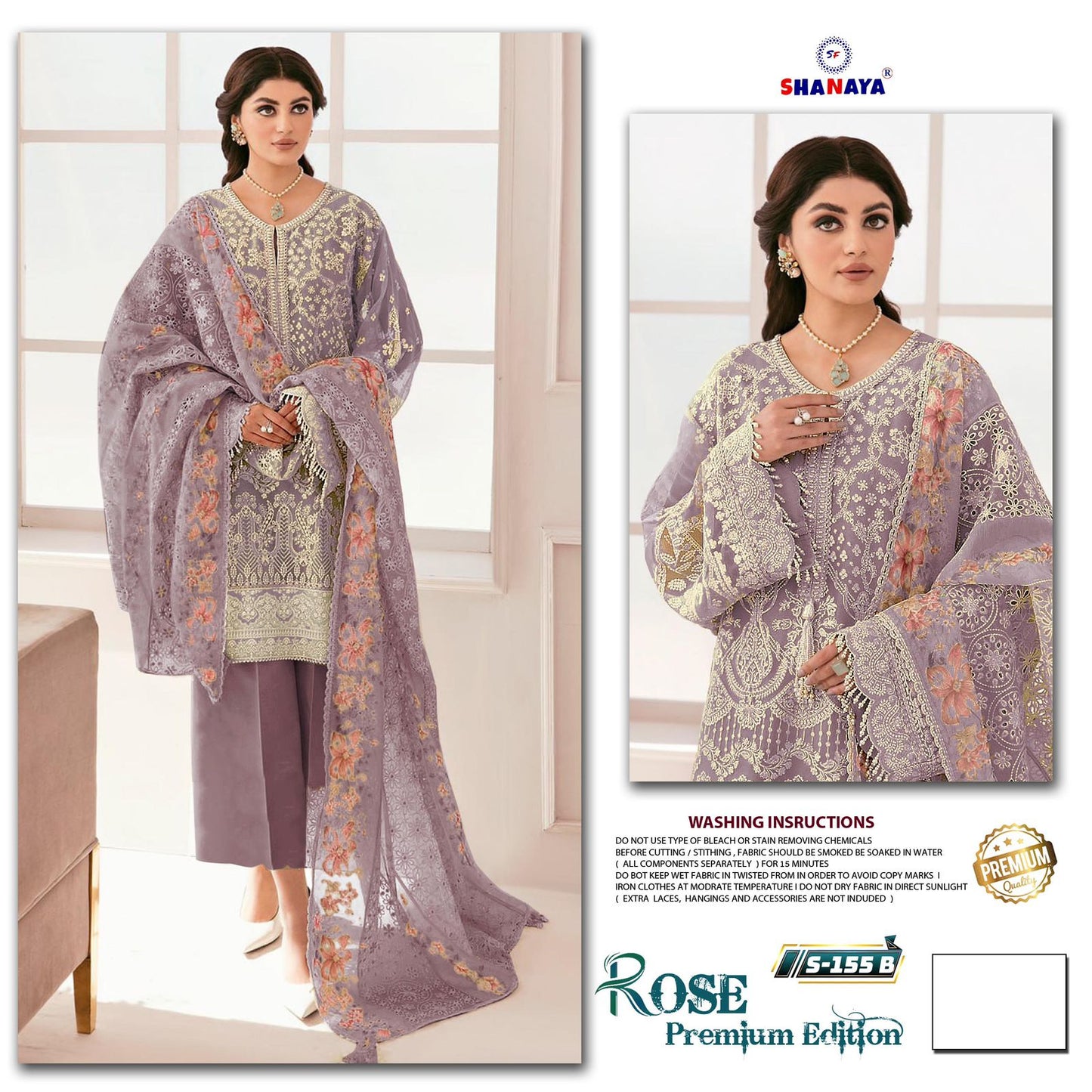 155 Shanaya Fashion Fox Georgette Pakistani Salwar Suits