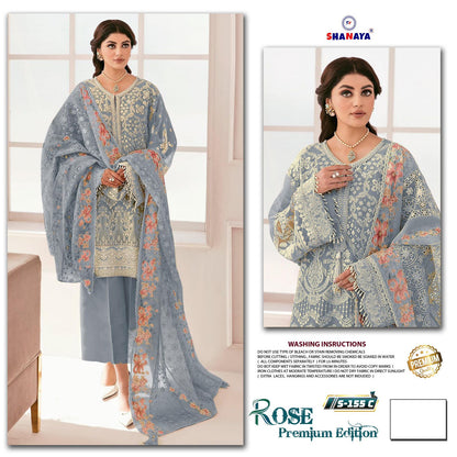 155 Shanaya Fashion Fox Georgette Pakistani Salwar Suits