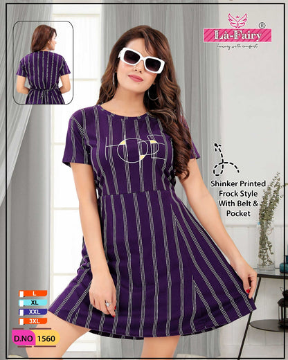 1560 La Fairy Sinker Designer Long Top