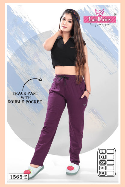 1565 La Fairy Sinker Women Track Pants