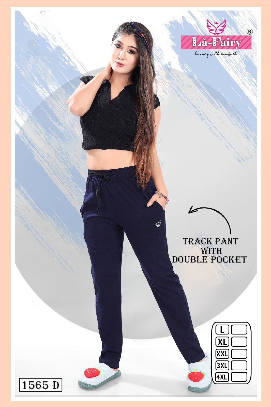 Ladies Track Pants in Ahmedabad | Prahi Fashion | Big size Ladies Track  Pants - YouTube