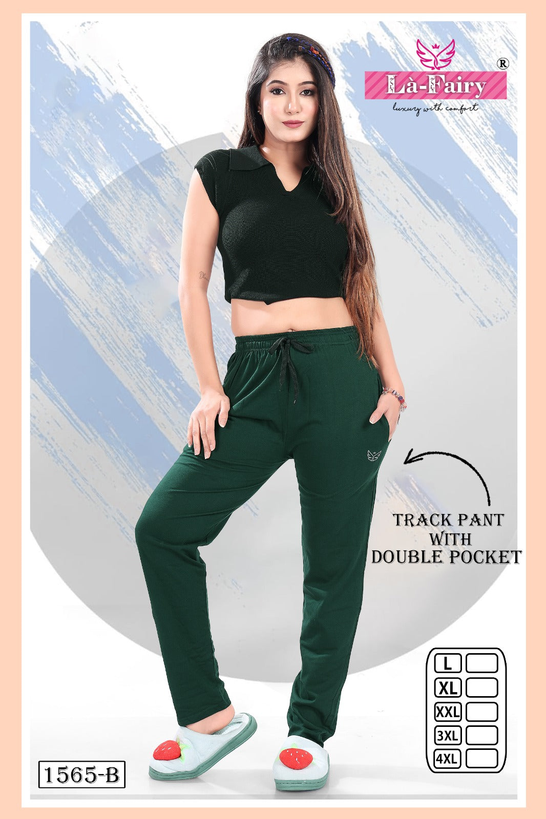 1565 La Fairy Sinker Women Track Pants