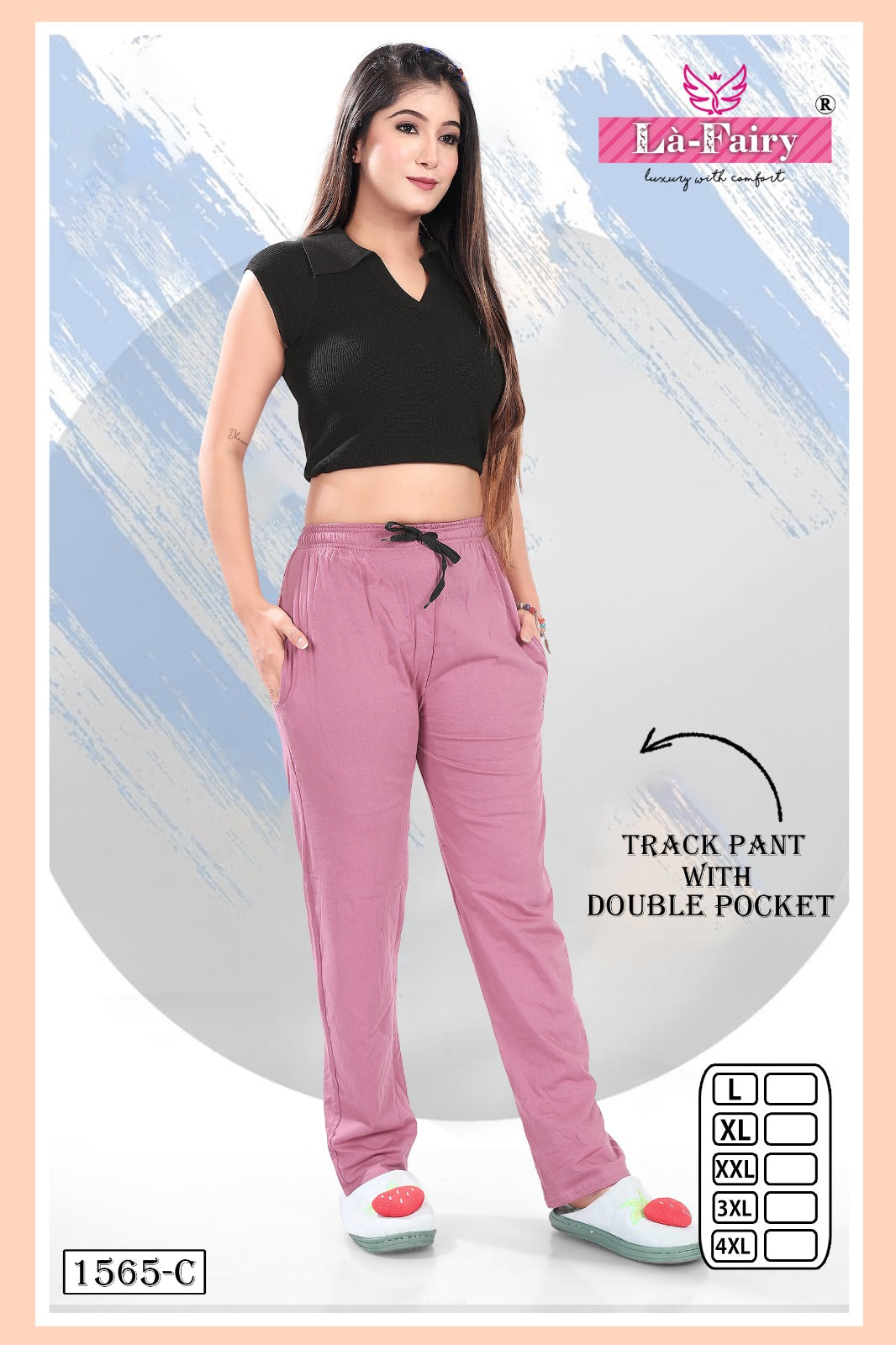 1565 La Fairy Sinker Women Track Pants