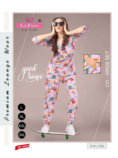 1580 La Fairy Imported Co Ord Set