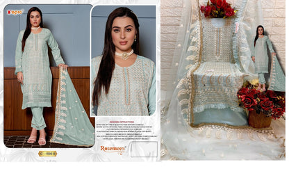 1599 Fepic Organza Pakistani Salwar Suits