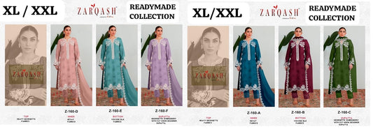 160 Zarqash Fox Georgette Pakistani Readymade Suits