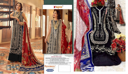 1610 Fepic Organza Pakistani Salwar Suits