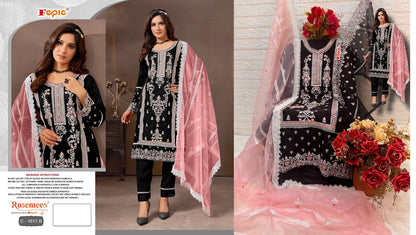 1617-New Fepic Organza Pakistani Salwar Suits