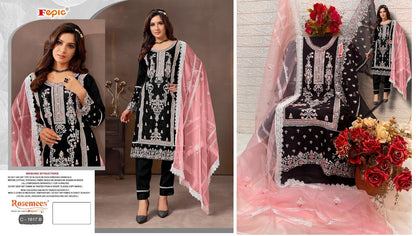 1617 Fepic Organza Pakistani Salwar Suits