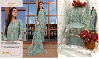 1660 Fepic Organza Pakistani Salwar Suits