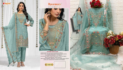 1696 Fepic Organza Pakistani Salwar Suits