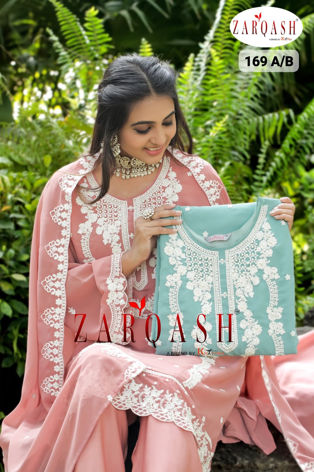169 Zarqash Georgette Pakistani Readymade Suits
