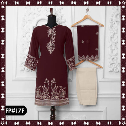 17-Colours Farwah Georgette Pakistani Readymade Suits