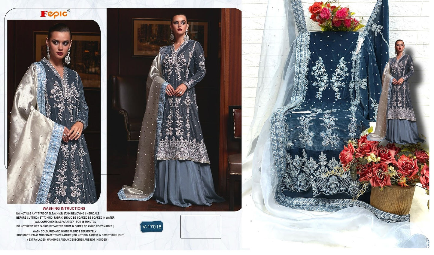 17018 Fepic Velvet Suits