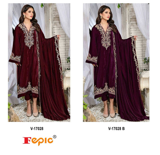 17028 Fepic Velvet Suits