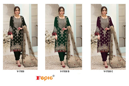 17030 Fepic Velvet Suits