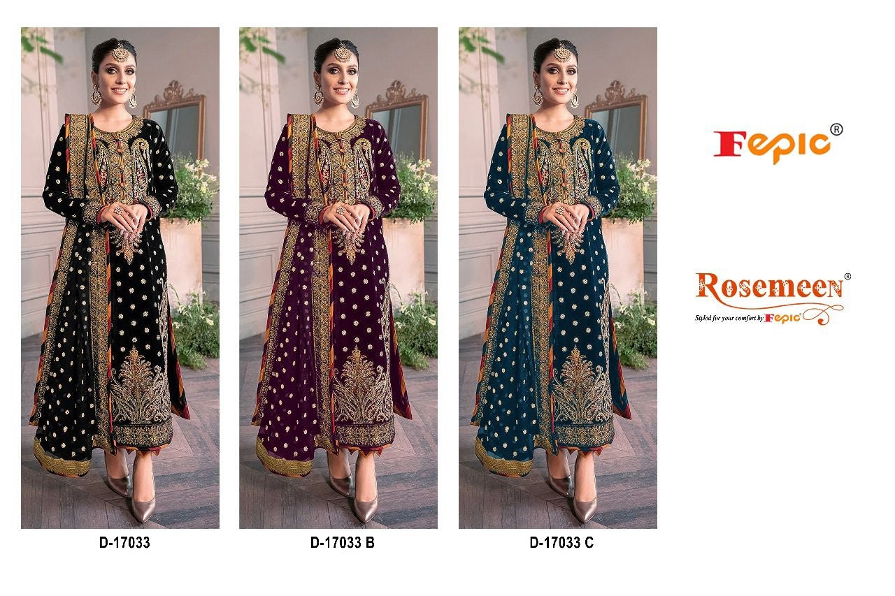 17033 Fepic Velvet Suits