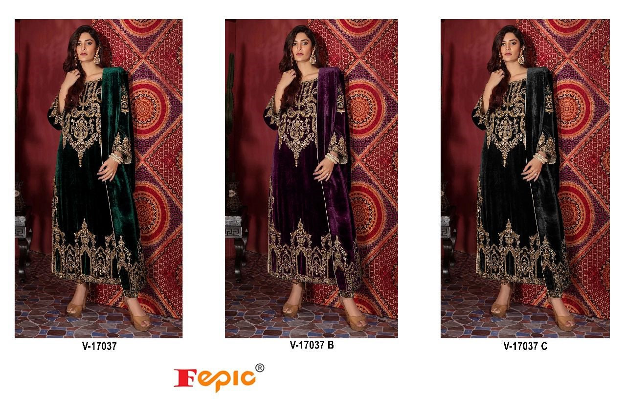 17037 Fepic Velvet Suits