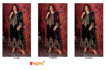 17037 Fepic Velvet Suits